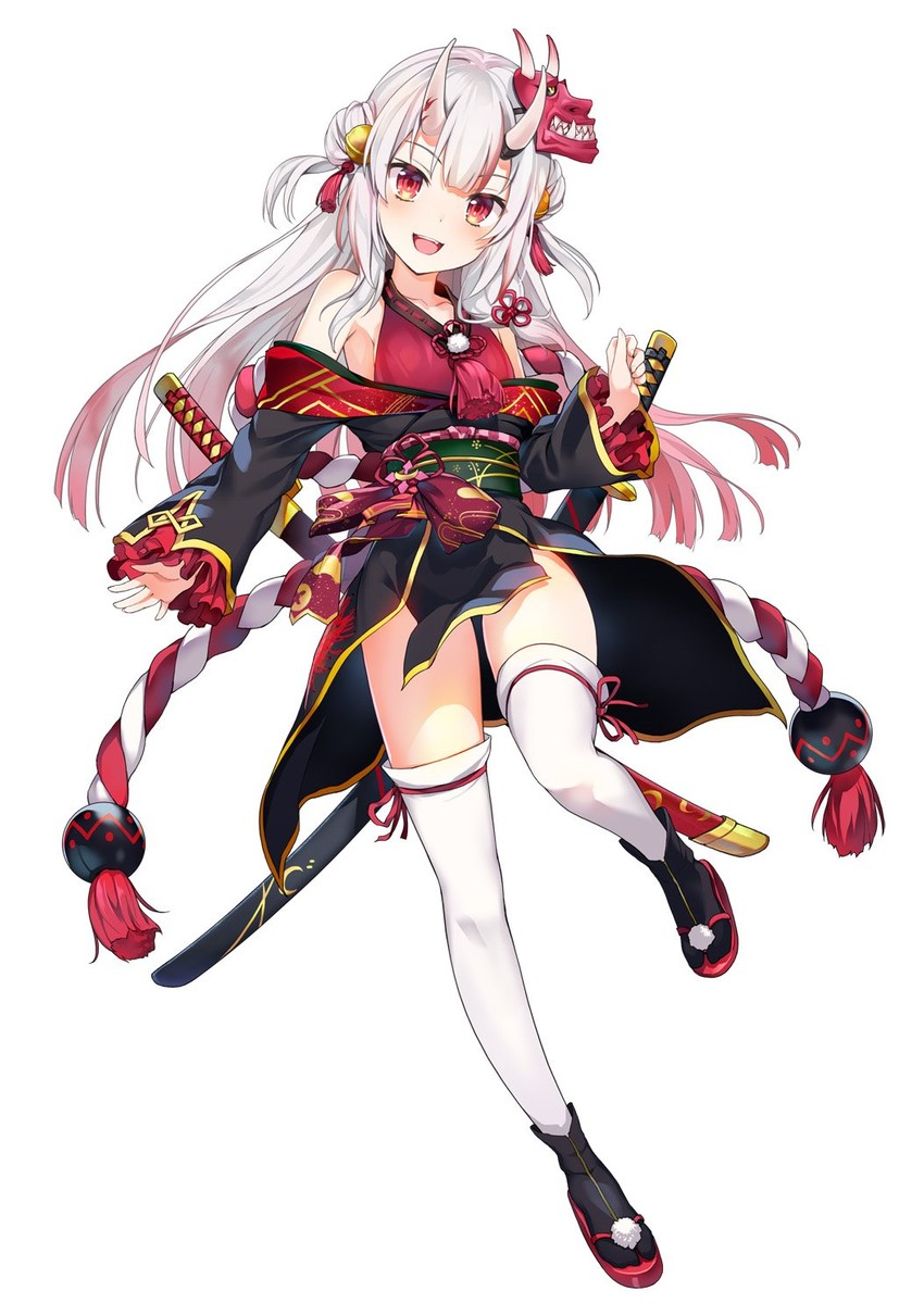 nakiri ayame (hololive and 1 more) drawn by wakaba_sprout
