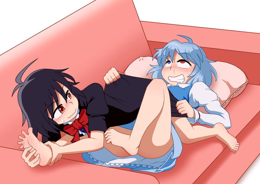 tatara kogasa and houjuu nue (touhou) drawn by iromeki_overdrive