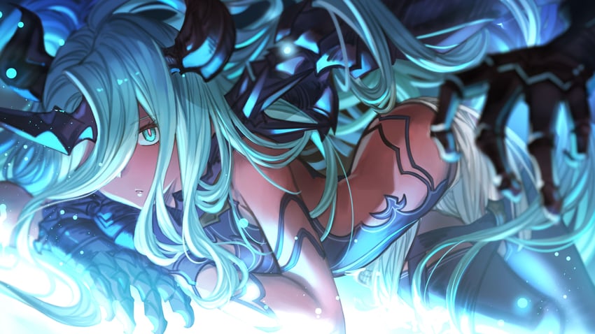versusia (granblue fantasy and 1 more) drawn by minaba_hideo