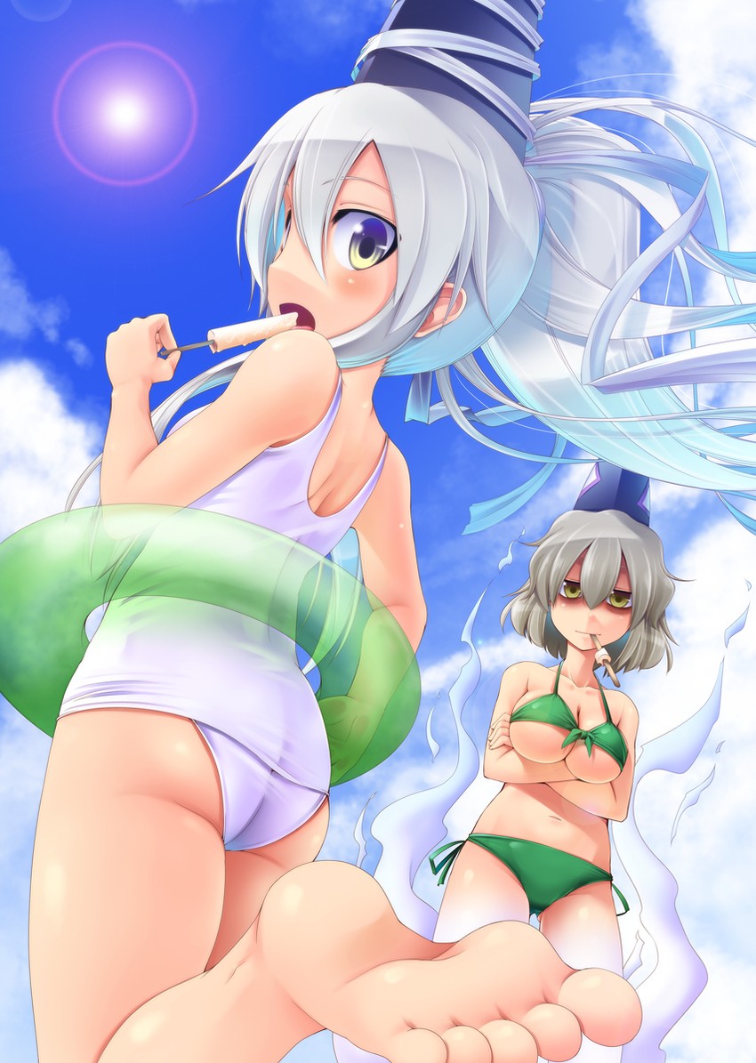 mononobe no futo and soga no tojiko (touhou) drawn by aozora_market