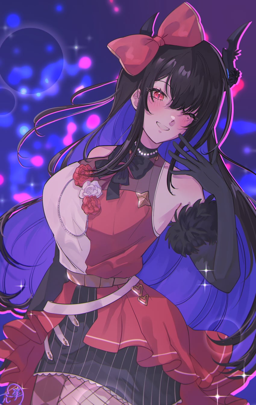 nerissa ravencroft (hololive and 1 more) drawn by kokomi_(aniesuakkaman)