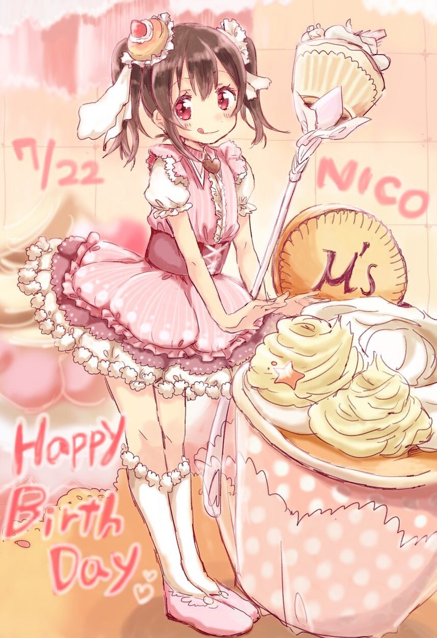 yazawa nico (love live! and 1 more) drawn by kotama_(0w0pom)