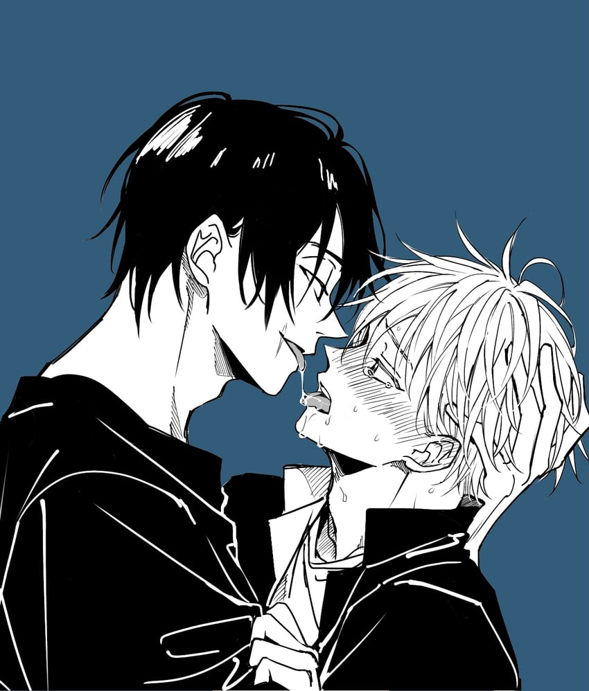 gojou satoru and getou suguru (jujutsu kaisen) drawn by u_(r_k_g_k)