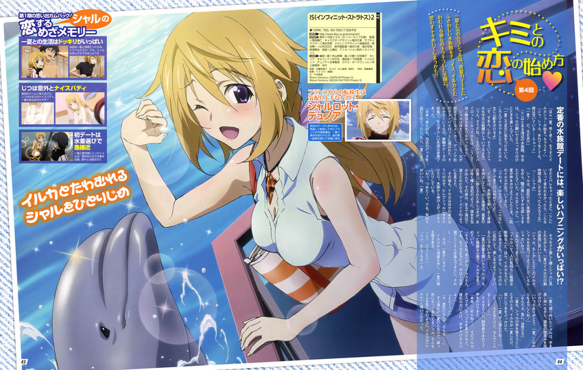 charlotte dunois (infinite stratos and 1 more) drawn by kondou_natsuko