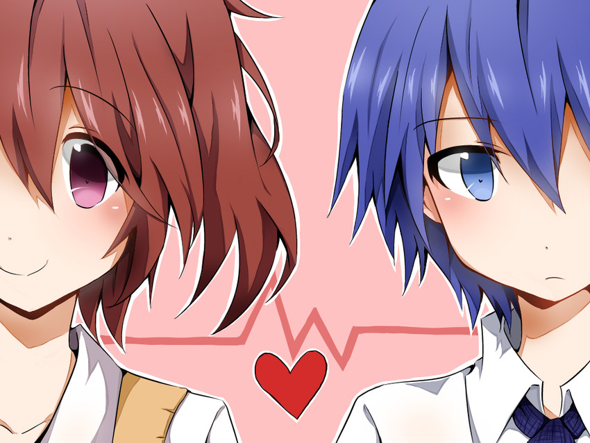 ichinose haru and azuma tokaku (akuma no riddle) drawn by shouosamu