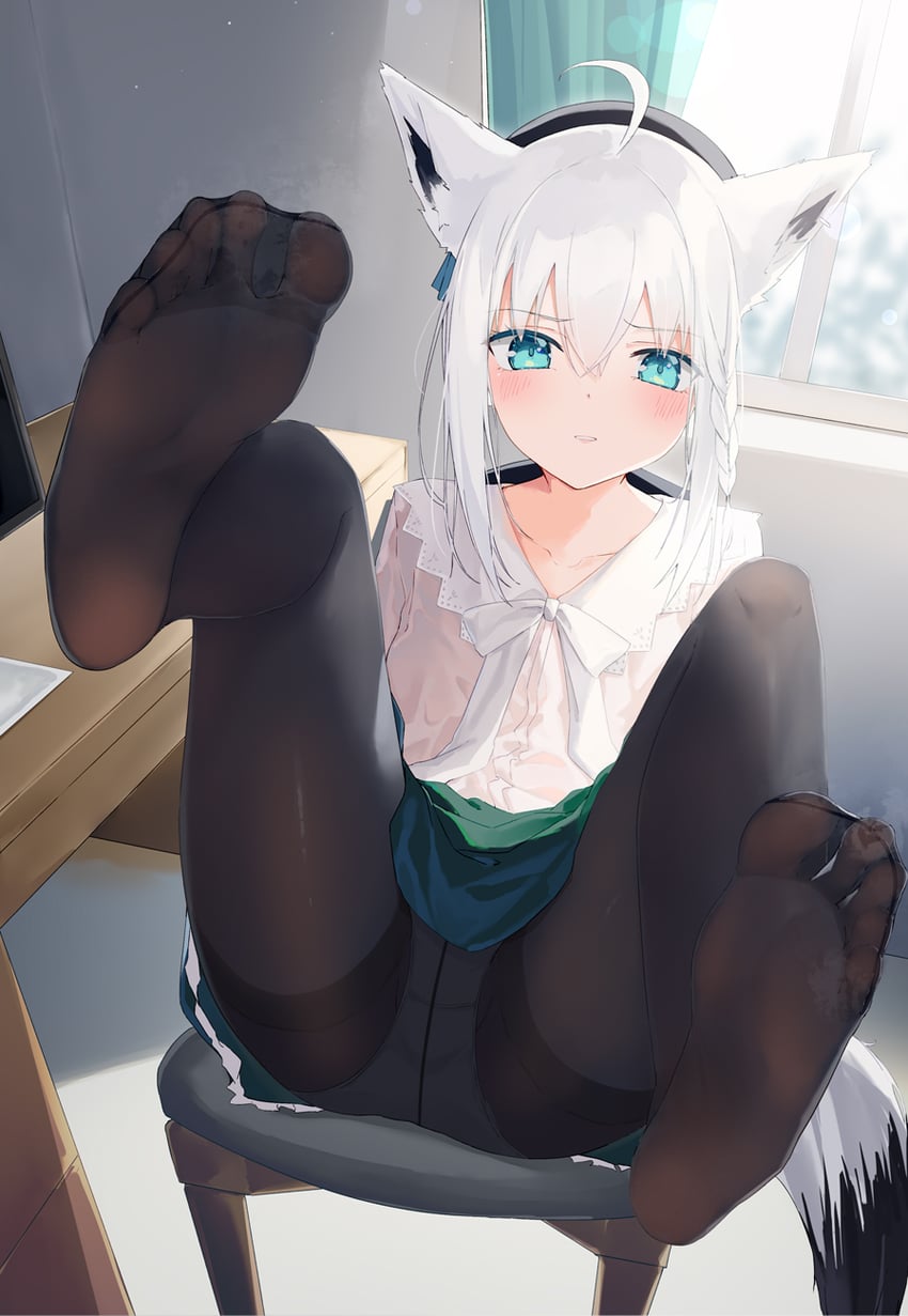 shirakami fubuki (hololive) drawn by kou_futoshi