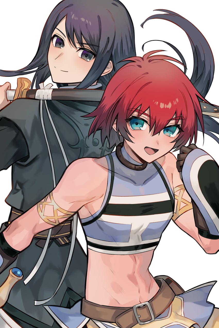 yuri lowell and reid hershel (tales of and 2 more) drawn by akimachi