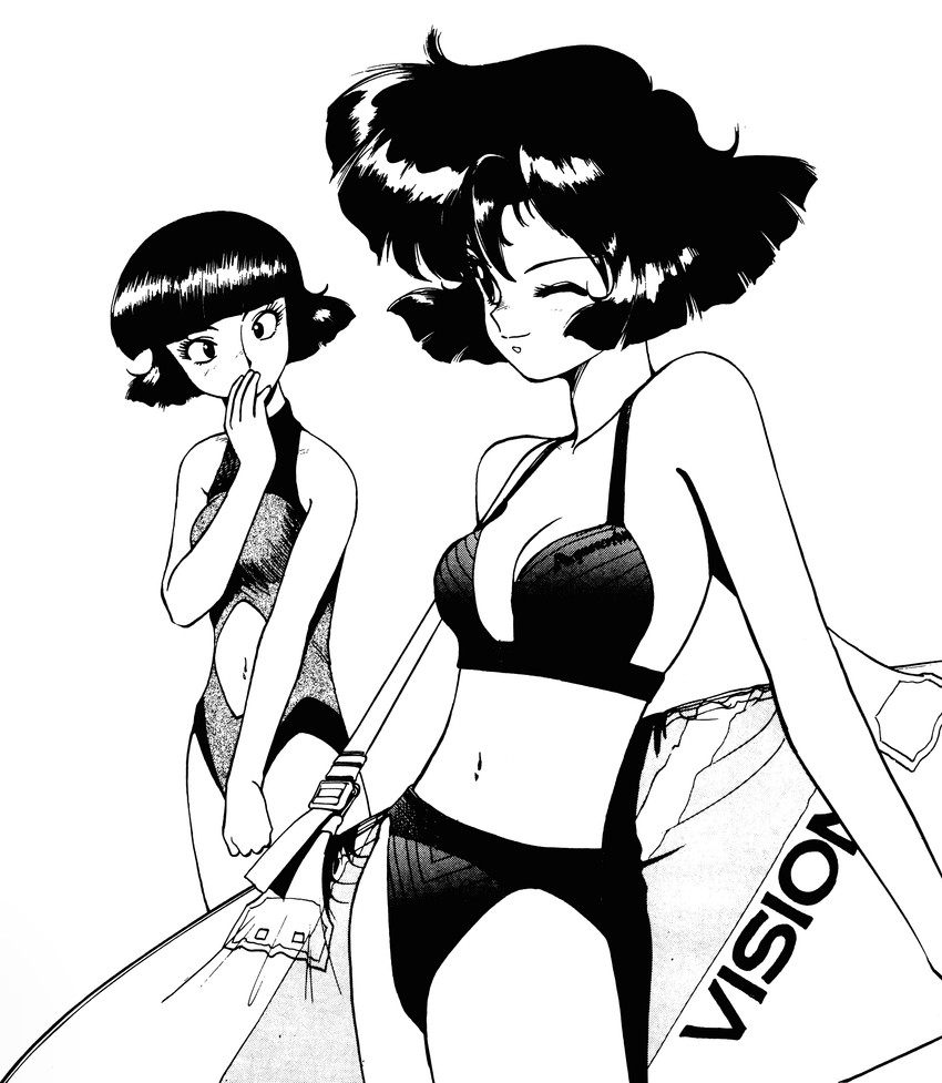 reika chang and irene chang (bubblegum crisis) drawn by sonoda_ken'ichi