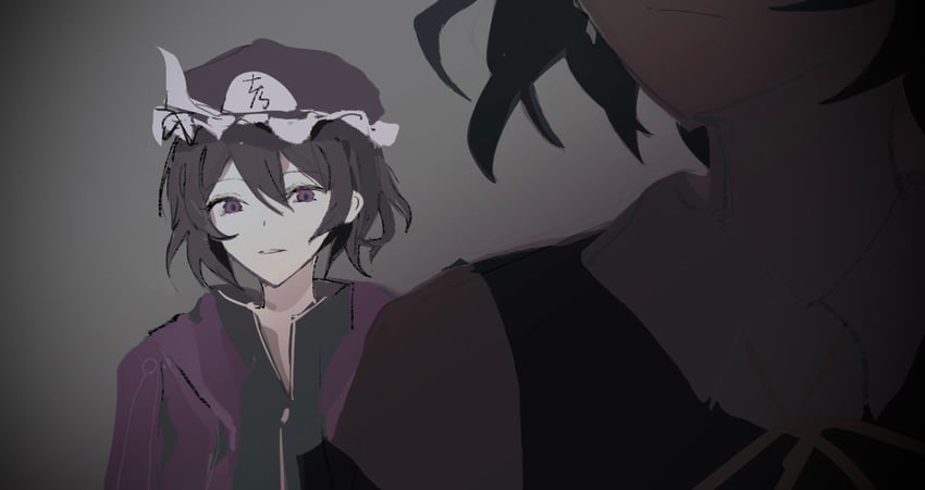 enraku tsubakura and shitodo kuroji (len'en) drawn by zhou_yu_chu_xie