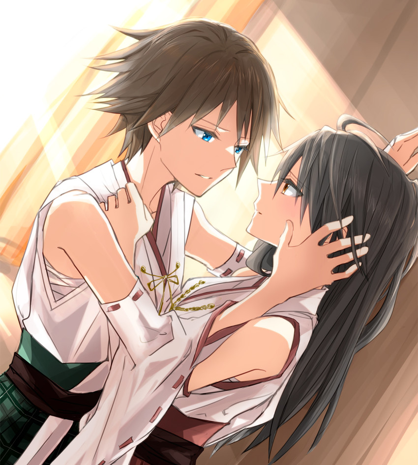 haruna and hiei (kantai collection) drawn by gogono_pan'ya