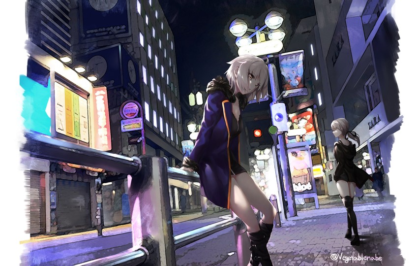 artoria pendragon, jeanne d'arc alter, and saber alter (fate and 1 more) drawn by vegetablenabe