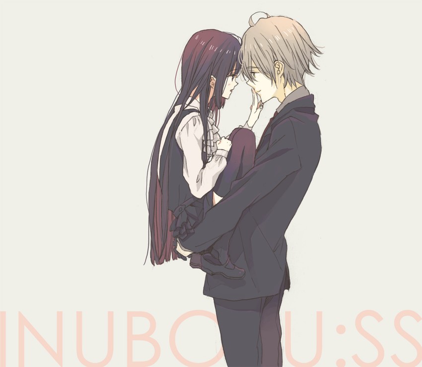 shirakiin ririchiyo and miketsukami soushi (inu x boku ss) drawn by yu-tan