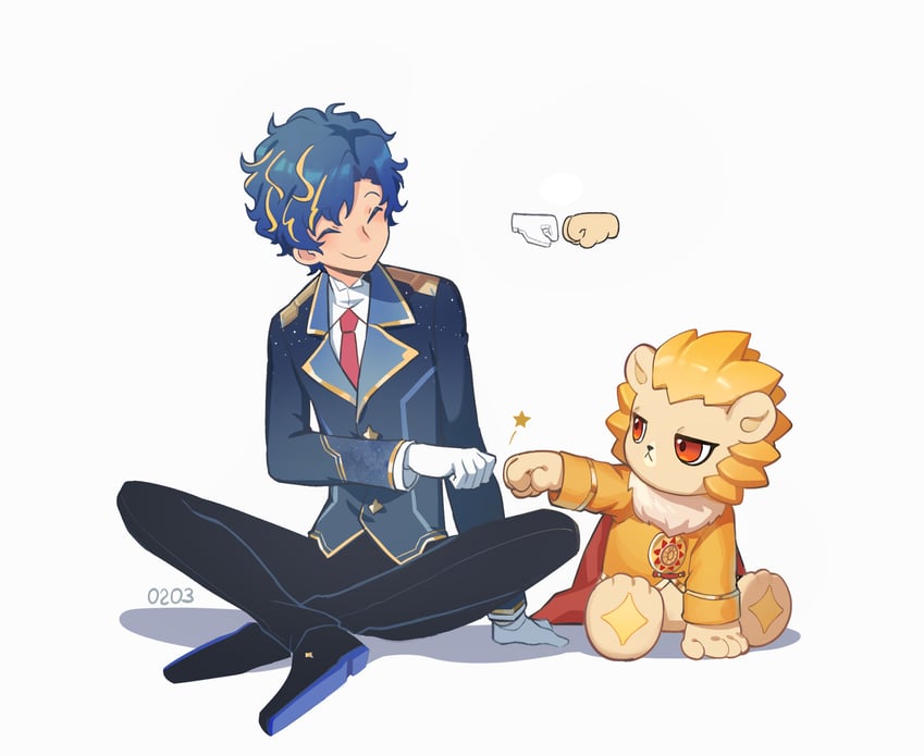 astel leda and apolleon (holostars and 1 more) drawn by mono_(bluesky)