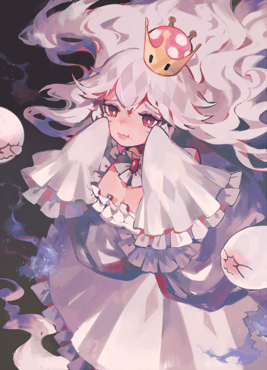 princess king boo and boo (mario and 2 more) drawn by kaneblob
