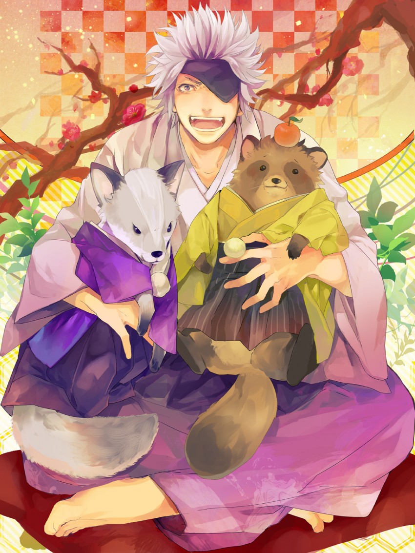 chousokabe motochika, ishida mitsunari, and tokugawa ieyasu (sengoku basara) drawn by megane_(artist)