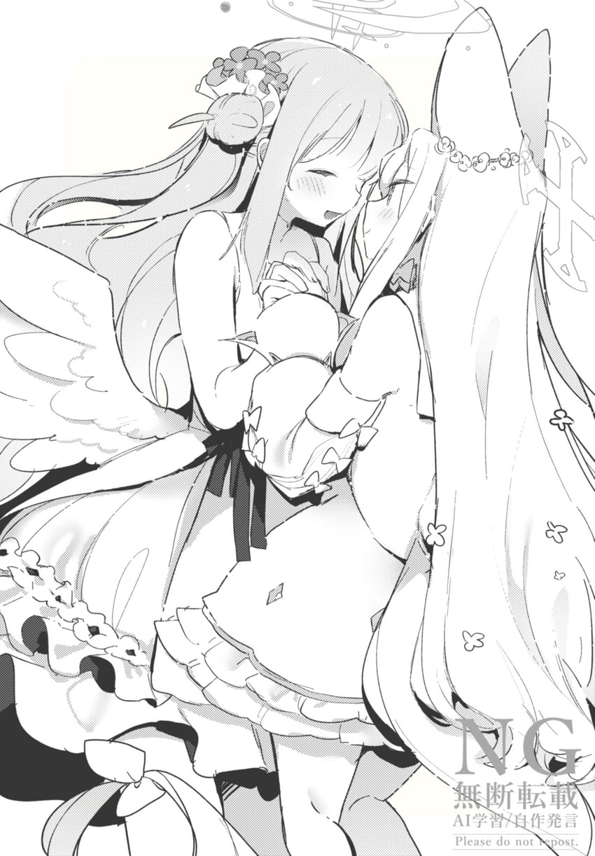 mika and seia (blue archive) drawn by yun_(dust-i1)