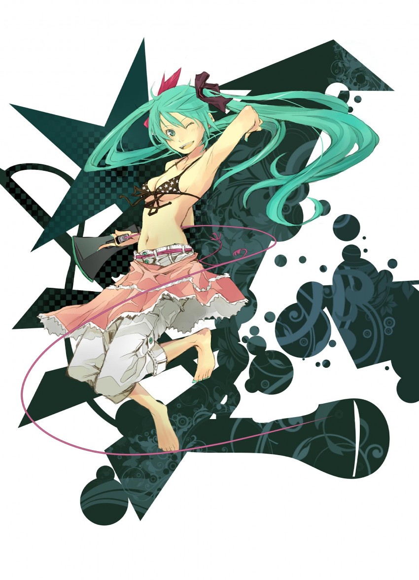 hatsune miku (vocaloid and 1 more) drawn by yoshito