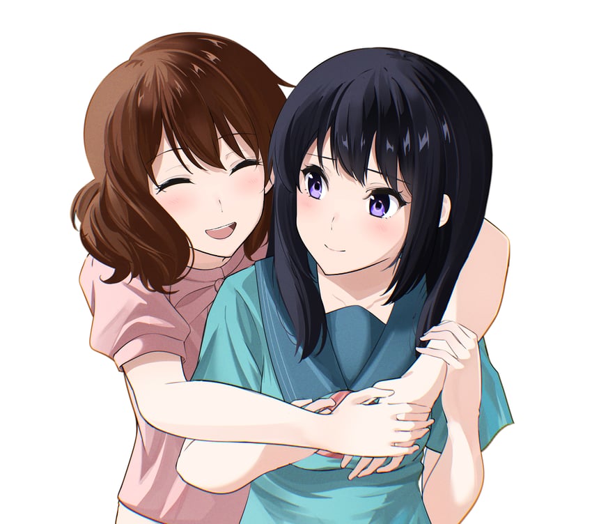 oumae kumiko and kousaka reina (hibike! euphonium) drawn by akane_(tgixb)