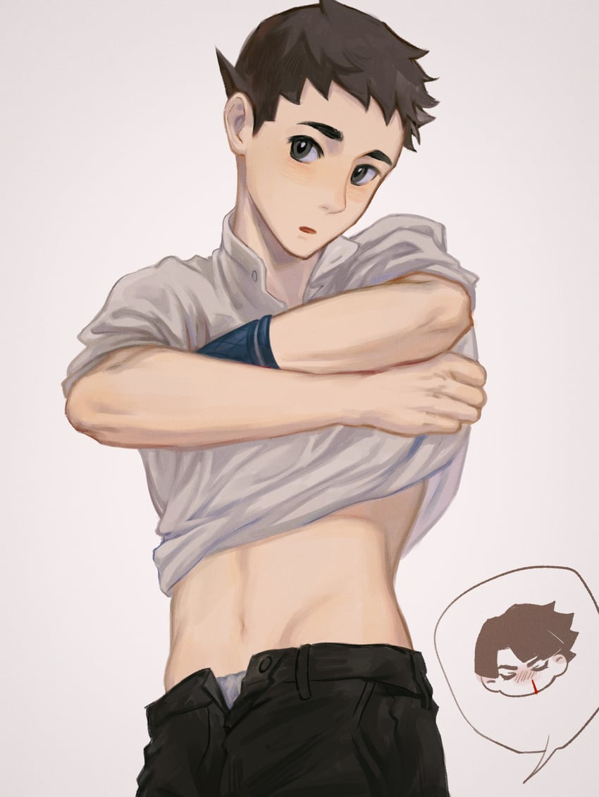 ryunosuke naruhodo and kazuma asogi (ace attorney and 1 more) drawn by kaze_(yznyttdgs)