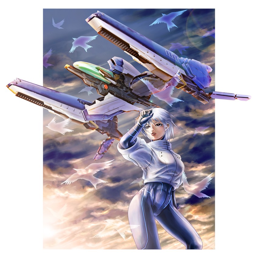 cenes crawford and rvr-01 gauntlet (thunder force and 1 more) drawn by key-chang
