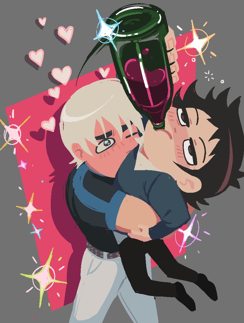 wallace wells and todd ingram (scott pilgrim and 1 more) drawn by saurit