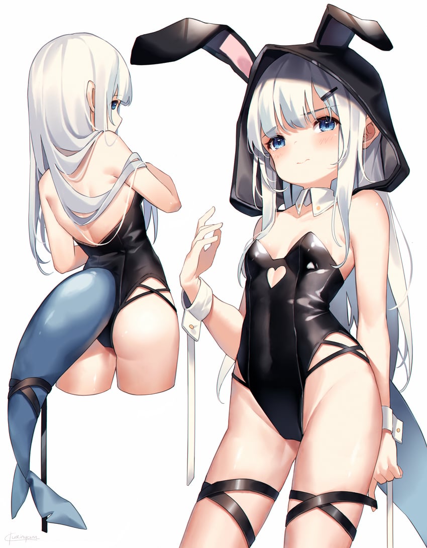 gawr gura (hololive and 1 more) drawn by kuri_(animejpholic)