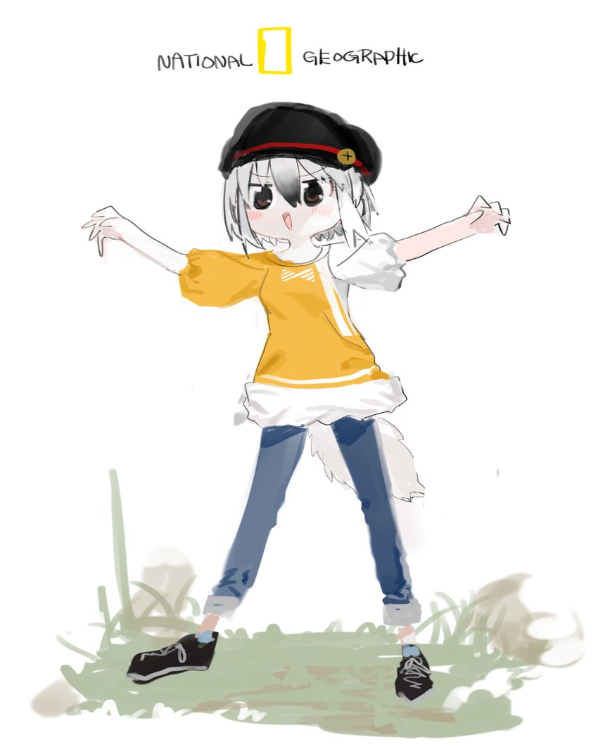 southern tamandua (kemono friends and 2 more) drawn by kokaki_mumose