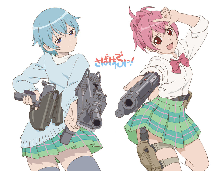 sonokawa momoka and goutokuji kayo (sabagebu!) drawn by pizza_man