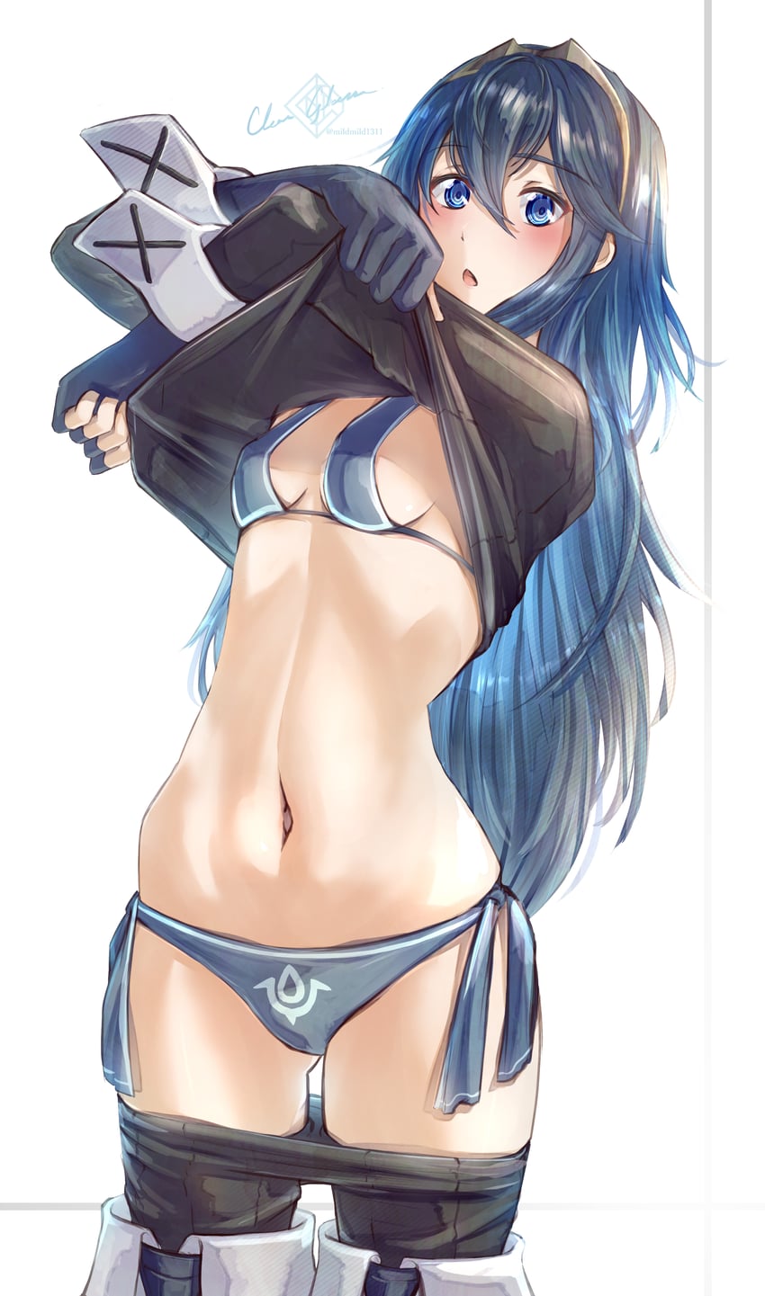lucina (fire emblem and 1 more) drawn by clear_glass_(mildmild1311)