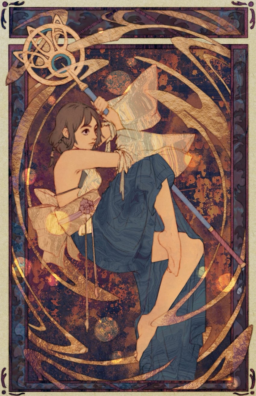 yuna (final fantasy and 1 more) drawn by anandah-janae
