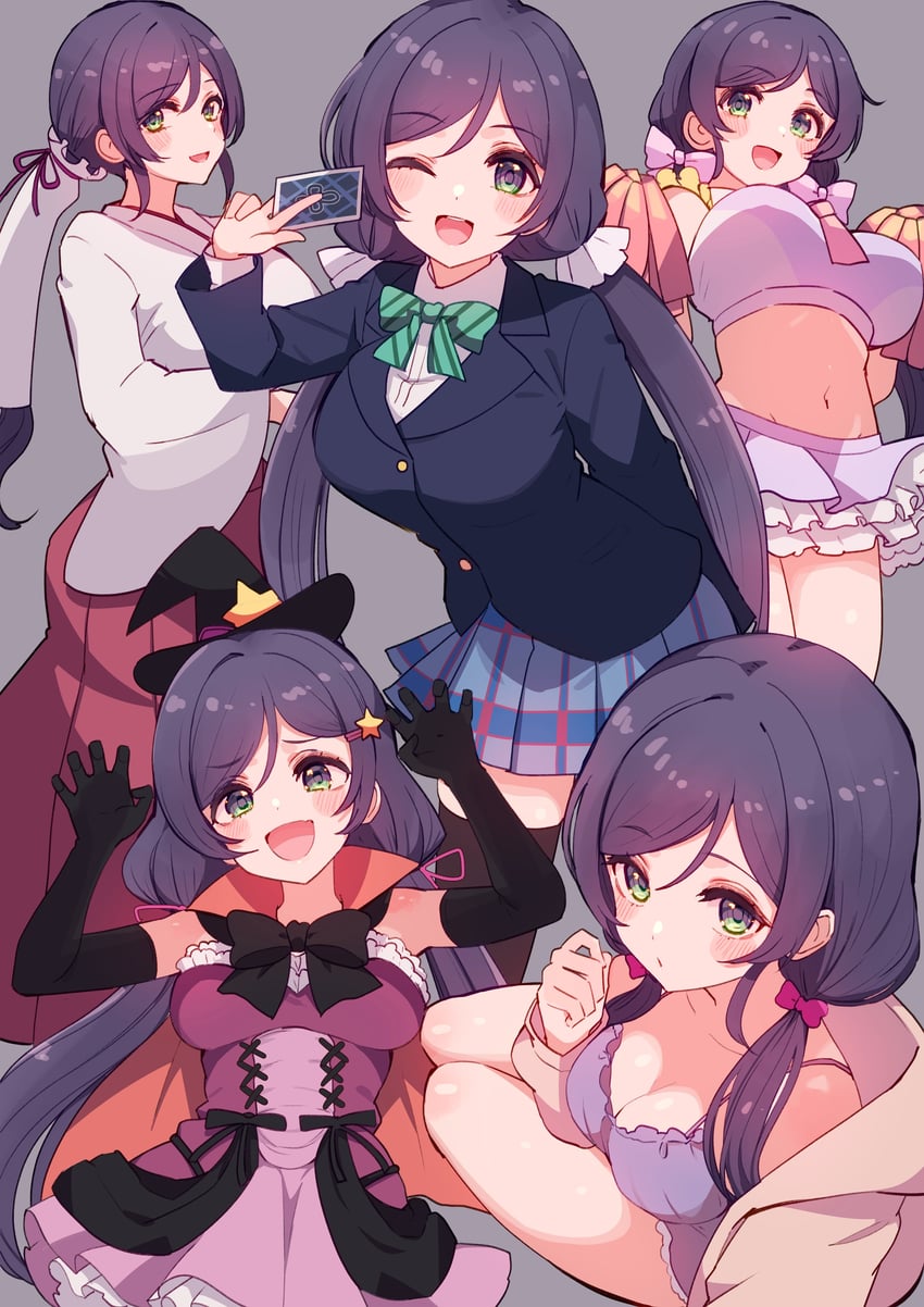 tojo nozomi (love live! and 1 more) drawn by cream_(nipakupa)