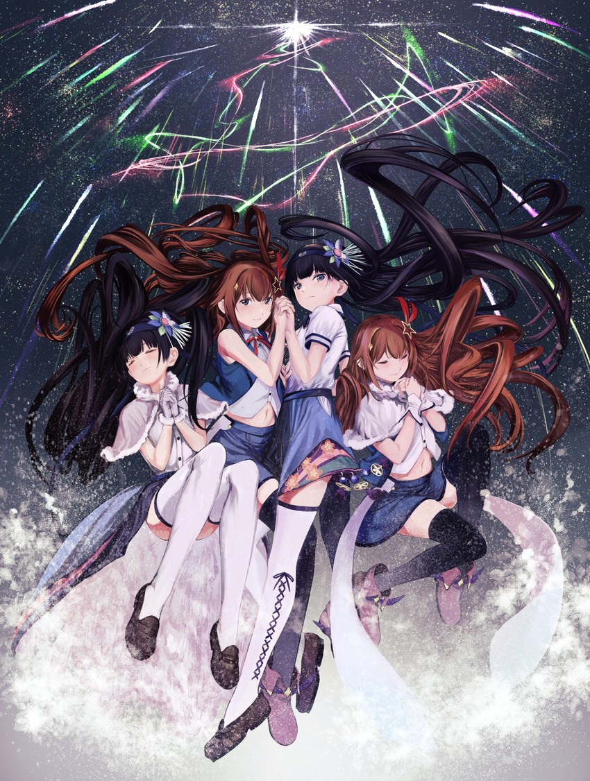 tokino sora and fuji aoi (hololive and 1 more) drawn by shiba_(siva_ryo)