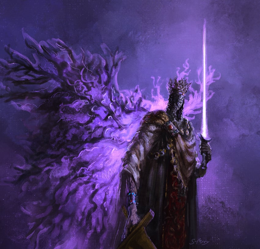 pontiff sulyvahn (dark souls and 1 more) drawn by bloodexer