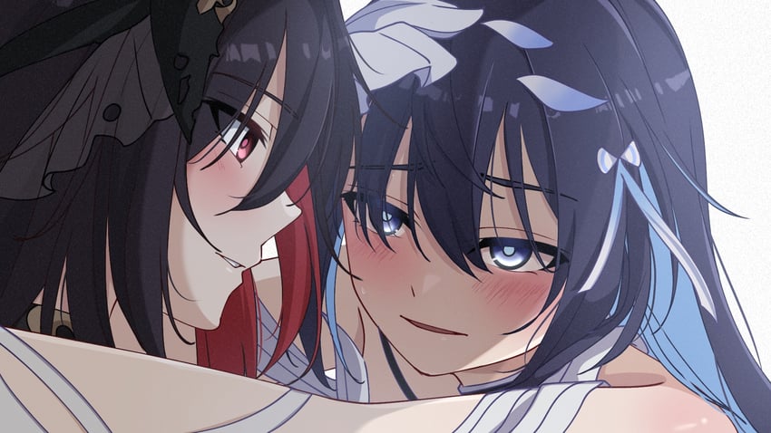 seele vollerei and seele (honkai and 2 more) drawn by amakuma