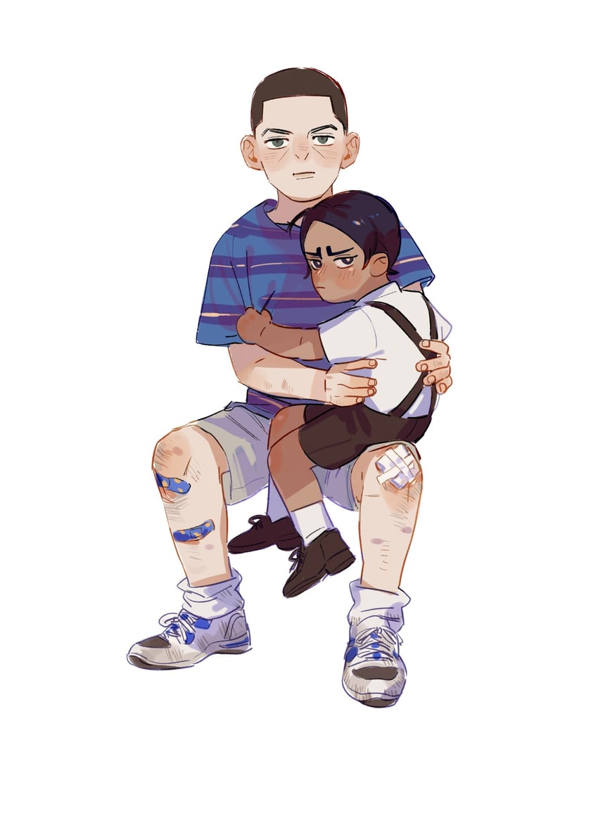 tsukishima hajime and koito otonoshin (golden kamuy) drawn by chengongzi123