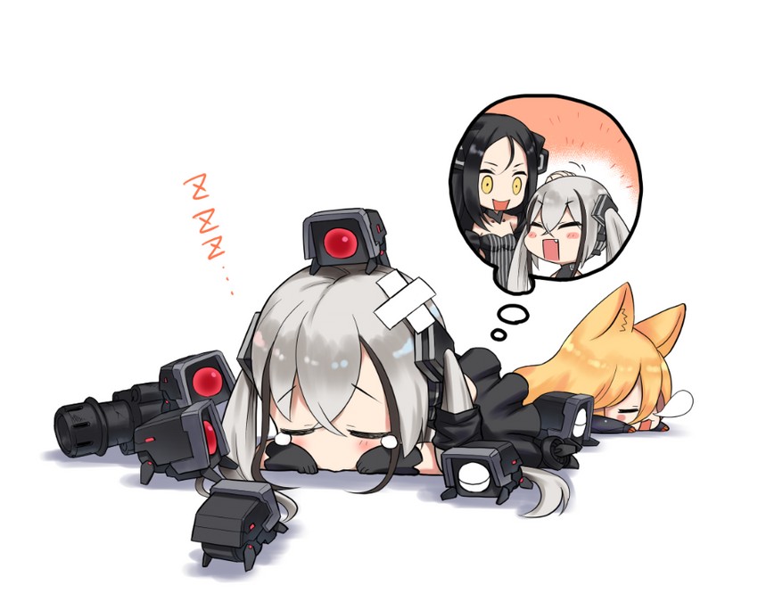 dinergate, g41, destroyer, and dreamer (girls' frontline) drawn by makishima_azusa