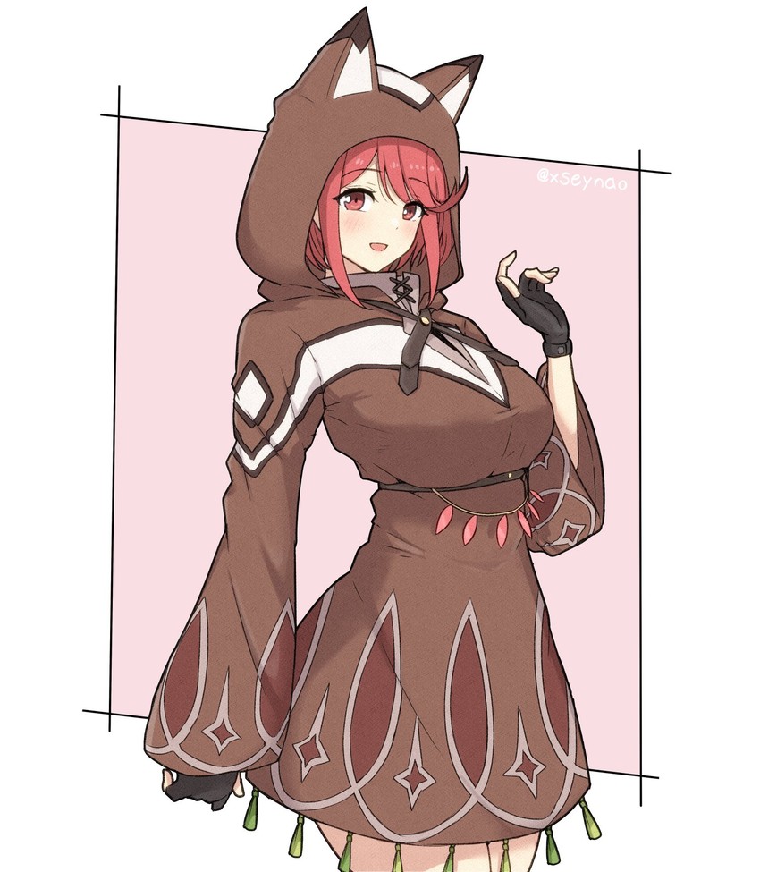 pyra (xenoblade chronicles and 1 more) drawn by mochimochi_(xseynao)