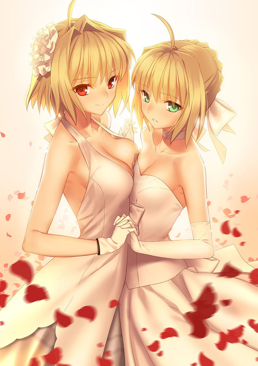 artoria pendragon, saber, arcueid brunestud, and michelle ruff (fate and 3 more) drawn by yangsion