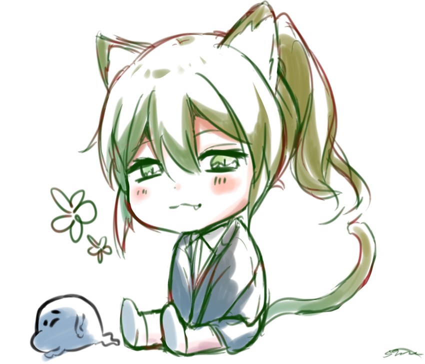 igarashi futaba and shiromanta (senpai ga uzai kouhai no hanashi) drawn by memorytips