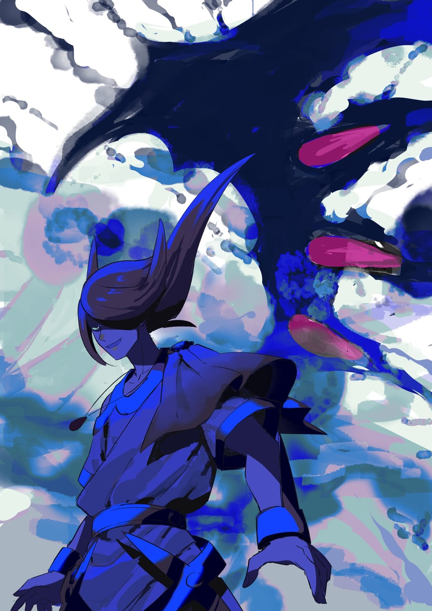 volo and giratina (pokemon and 1 more) drawn by elemoncake