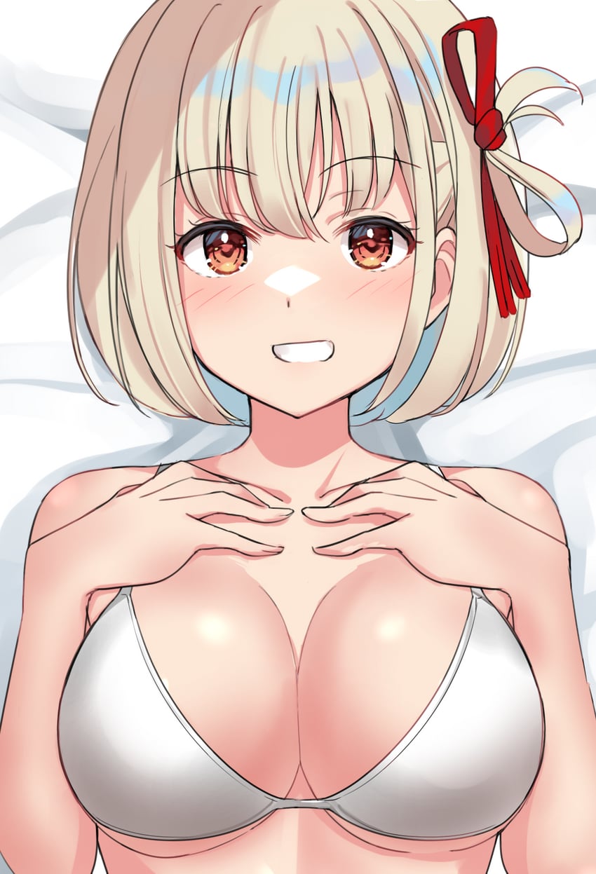 nishikigi chisato (lycoris recoil) drawn by shiitake_taishi