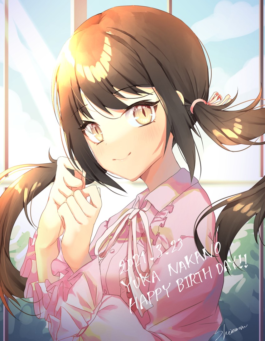 nakano yuka (idolmaster and 1 more) drawn by shiromoru_(yozakura_rety)