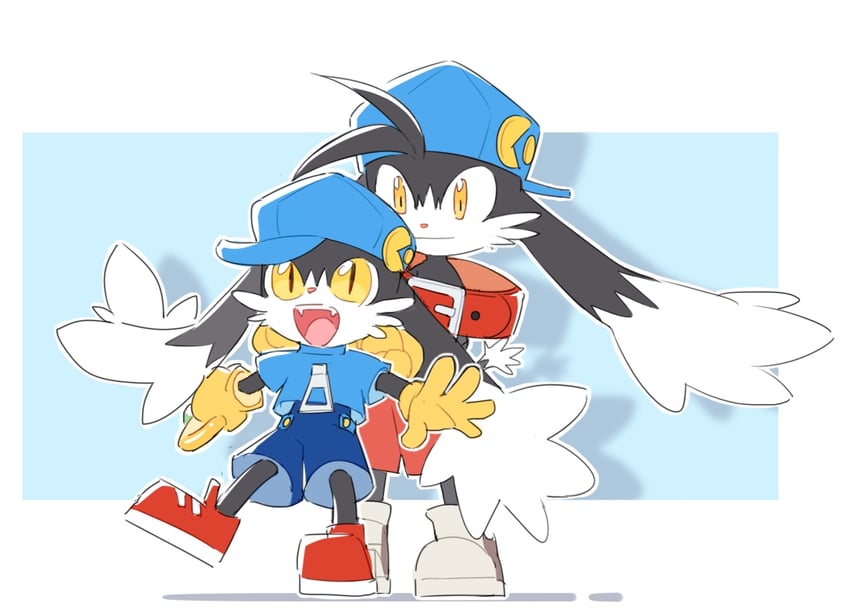 pac-man and klonoa (kaze no klonoa) drawn by lqy8786576