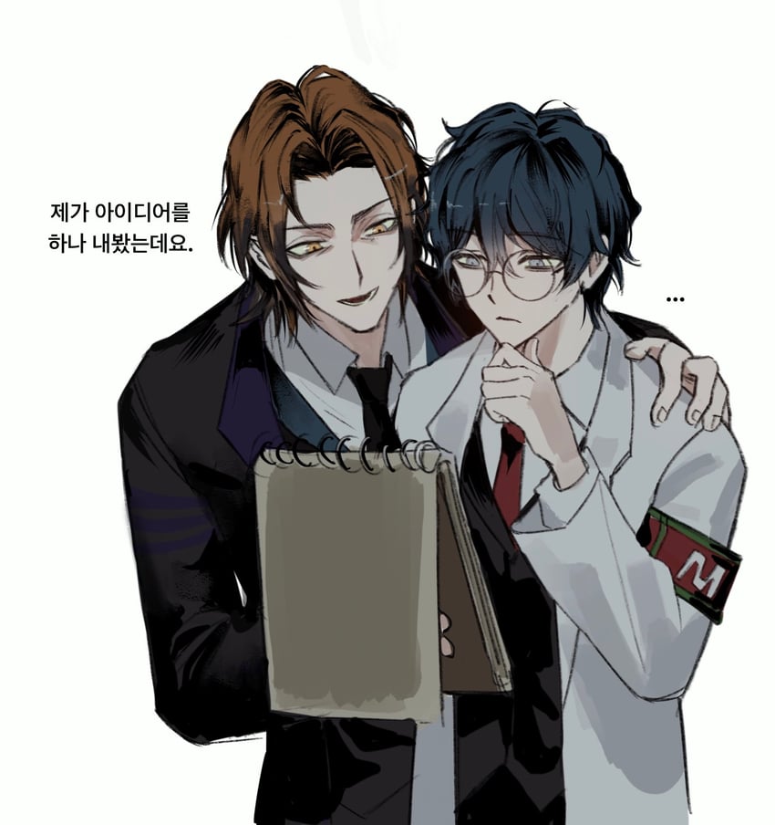 hohenheim and johann (project moon and 1 more) drawn by chanil_(muexlku)