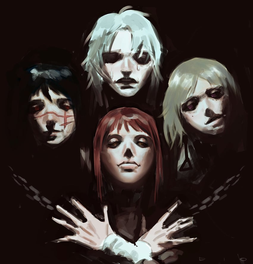 makima, yoru, fami, and famine devil (chainsaw man and 2 more) drawn by arondiolex