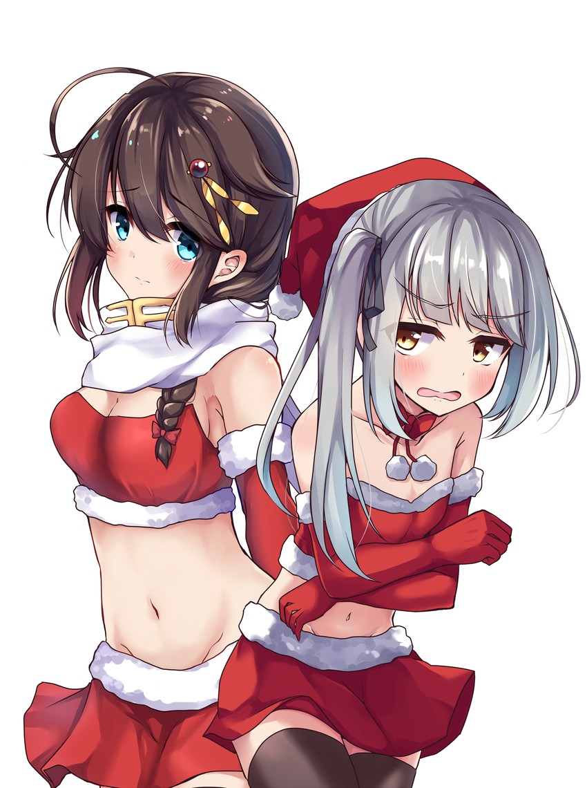 shigure, shigure kai ni, kasumi, and kasumi kai ni (kantai collection) drawn by soramuko