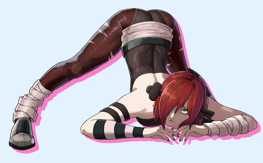 a.b.a (guilty gear and 1 more) drawn by moodypresence