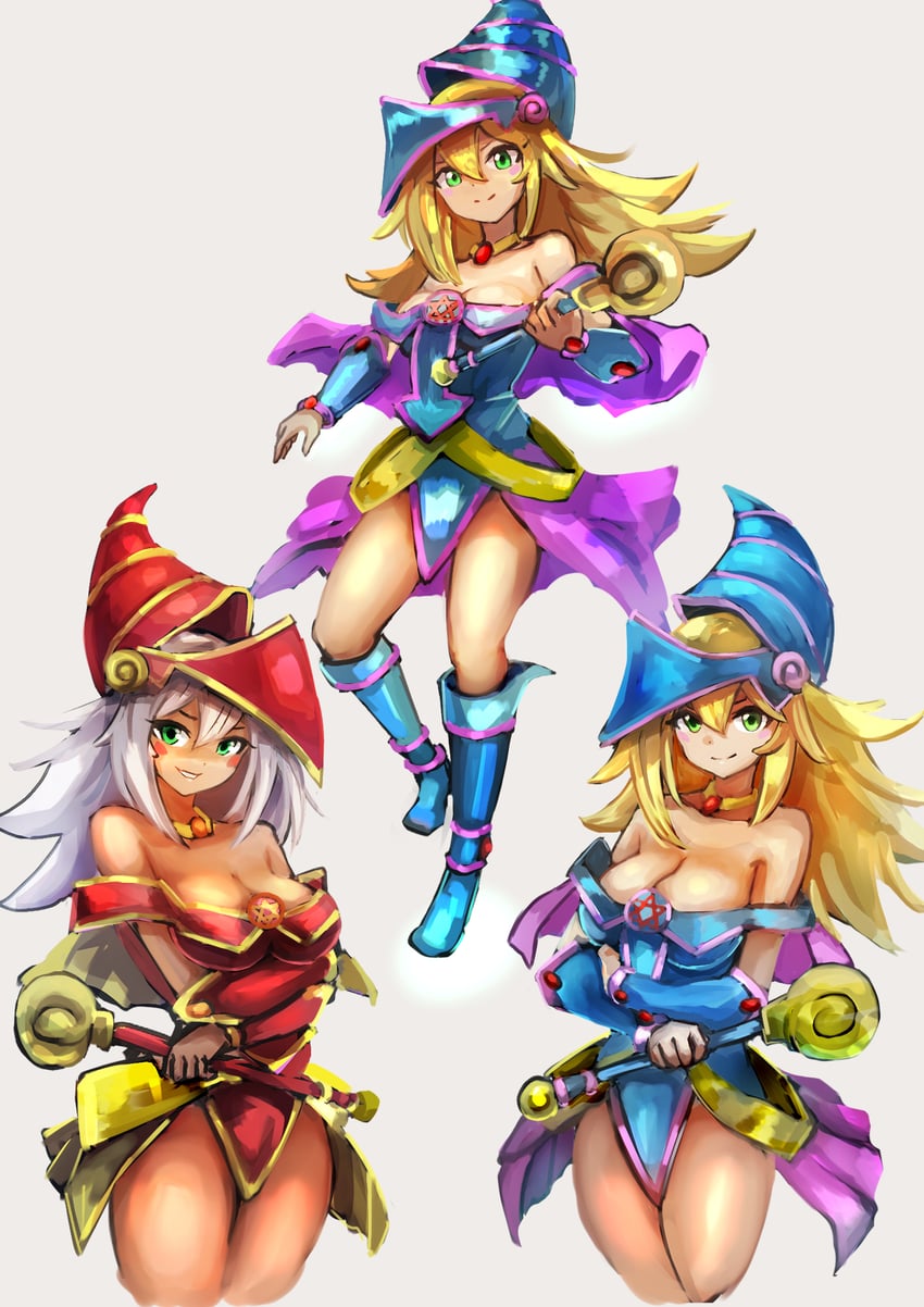 dark magician girl (yu-gi-oh!) drawn by hatano_kiyoshi