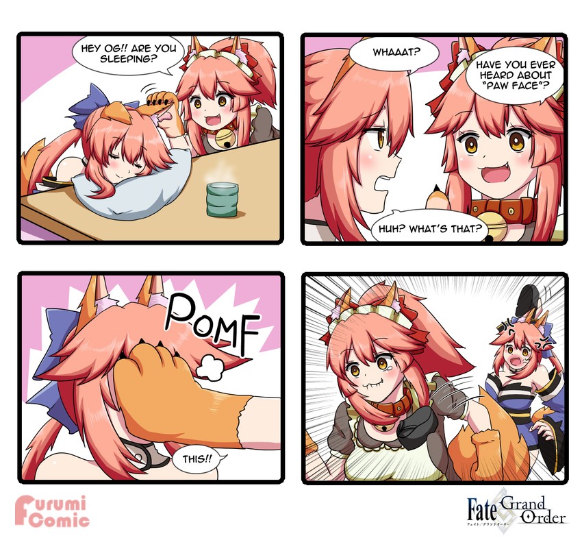 tamamo, tamamo no mae, and tamamo cat (fate and 2 more) drawn by keita_naruzawa