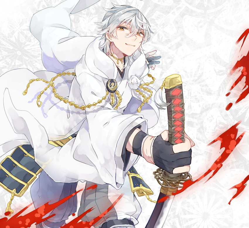 tsurumaru kuninaga (touken ranbu) drawn by miura_(ayame)